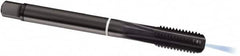 Guhring - M16x1.50 Metric Fine, 4 Flute, Oxide Finish, Cobalt Spiral Point Tap - Modified Bottoming Chamfer, Right Hand Thread, 100mm OAL, 6HX Class of Fit, Series 1904 - Exact Industrial Supply