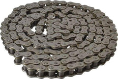 Browning - 5/8" Pitch, ANSI 50, Single Strand Roller Chain - Chain No. 50, 10 Ft. Long, 0.4" Roller Diam, 3/8" Roller Width - Caliber Tooling