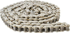 Browning - 3/4" Pitch, ANSI 60, Single Strand Roller Chain - Chain No. 60, 10 Ft. Long, 15/32" Roller Diam, 1/2" Roller Width - Caliber Tooling