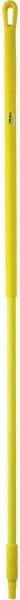 Vikan - 59 x 1-1/4" Fiberglass Squeegee Handle - European Threaded Connection, Yellow - Caliber Tooling