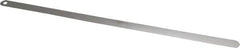 Starrett - 0.03mm Thick x 1/2 Inch Wide x 300mm Leaf Length, Parallel Feeler Gage - Tempered Steel - Caliber Tooling