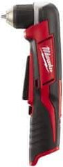 Milwaukee Tool - 12 Volt 3/8" Chuck Right Angle Handle Cordless Drill - 0-800 RPM, Keyless Chuck, Reversible, Lithium-Ion Batteries Not Included - Caliber Tooling