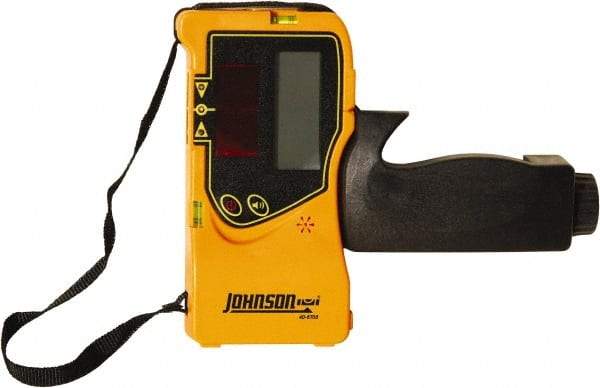 Johnson Level & Tool - Laser Level 9 V Battery, Laser Detector - Use With Line Generated Lasers - Caliber Tooling