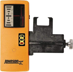 Johnson Level & Tool - Laser Level 9 V Battery, Laser Detector - Use With Red Beam Rotary Laser - Caliber Tooling