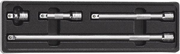 GearWrench - 3/8" Drive Socket Extension Set - 4 Pieces, Includes 1-1/2, 3, 6, 12" Lengths - Caliber Tooling