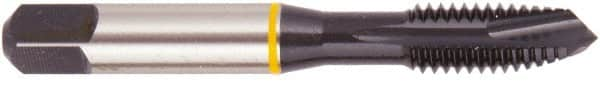 Regal Cutting Tools - 1-1/4 - 12 UNF, 4 Flute, Oxide Finish, Vanadium High Speed Steel Spiral Point Tap - Plug Chamfer, Right Hand Thread, 5-3/4" OAL, 1.021" Shank Diam, 2B Class of Fit, Series Triple Crown - Exact Industrial Supply