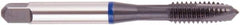 Regal Cutting Tools - M16x2.00 Metric, 3 Flute, Oxide Finish, Vanadium High Speed Steel Spiral Point Tap - Plug Chamfer, Right Hand Thread, 3-13/16" OAL, 1.083" Thread Length, 0.48" Shank Diam, 6H Class of Fit, Series Triple Crown - Exact Industrial Supply