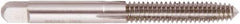 Regal Cutting Tools - 3/4-16 UNF H10 Thread Limit Plug Thread Forming Tap - High Speed Steel, Bright Finish, 4-1/4" OAL, 2" Thread Length, Right Hand Thread, Series Met-Flo - Caliber Tooling