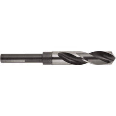 National Twist Drill - 1-7/64" Drill, 118° Point, High Speed Steel Silver Deming & Reduced Shank Drill Bit - Caliber Tooling