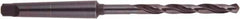 National Twist Drill - 1-31/32", 5MT 118° Point High Speed Steel Taper Shank Drill Bit - Oxide Finish, 10-3/8" Flute Length, 17-3/8" OAL, Spiral Flute, Series 200 - Caliber Tooling