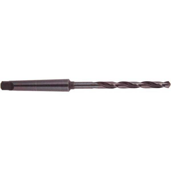 National Twist Drill - 2-1/4", 5MT 118° Point High Speed Steel Taper Shank Drill Bit - Caliber Tooling