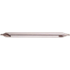 National Twist Drill - #1 Plain Cut 60° Incl Angle High Speed Steel Combo Drill & Countersink - Caliber Tooling