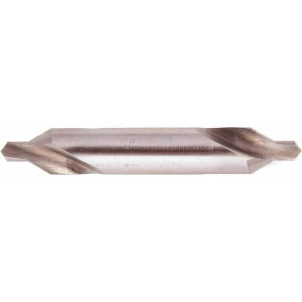 National Twist Drill - #6 Plain Cut 60° Incl Angle High Speed Steel Combo Drill & Countersink - Caliber Tooling