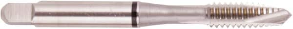 Regal Cutting Tools - M16x1.50 Metric, 3 Flute, Bright Finish, High Speed Steel Spiral Point Tap - Plug Chamfer, Right Hand Thread, 3-13/16" OAL, 1.083" Thread Length, 0.48" Shank Diam, Series Triple Crown - Exact Industrial Supply