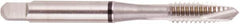 Regal Cutting Tools - M16x2.00 Metric, 3 Flute, Bright Finish, High Speed Steel Spiral Point Tap - Plug Chamfer, Right Hand Thread, 3-13/16" OAL, 1.083" Thread Length, 0.48" Shank Diam, 6H Class of Fit, Series Triple Crown - Exact Industrial Supply