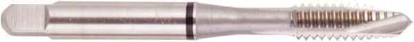 Regal Cutting Tools - M24x3.00 Metric, 3 Flute, Bright Finish, High Speed Steel Spiral Point Tap - Plug Chamfer, Right Hand Thread, 6H Class of Fit, Series Triple Crown - Exact Industrial Supply