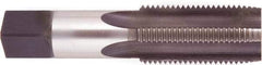 Regal Cutting Tools - 1-1/2 - 8 UNS 4 Flute Bright Finish High Speed Steel Straight Flute Standard Hand Tap - Bottoming, Right Hand Thread, 6-3/8" OAL, 3" Thread Length, H5 Limit, Oversize - Exact Industrial Supply