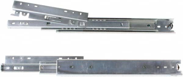 Knape & Vogt - 20" Slide Length, 20" Travel Length, Steel Drawer Slide - 9-1/2" Wide, 3-1/2" High, 200 Lb Capacity at Full Extension, Zinc Finish - Caliber Tooling