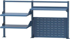 Lista - Steel Workbench & Workstation Riser Combination - 30" High, Use with 72" Long Workbenches - Caliber Tooling