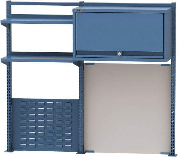 Lista - Steel Workbench & Workstation Riser Combination - 48" High, Use with 60" Long Workbenches - Caliber Tooling