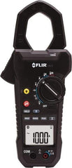 FLIR - CM78-NIST, CAT IV, Digital True RMS Wireless Clamp Meter with 1.45" Clamp On Jaws - 1000 VAC/VDC, 1000 AC/DC Amps, Measures Voltage, Capacitance, Current, Frequency, Resistance - Caliber Tooling