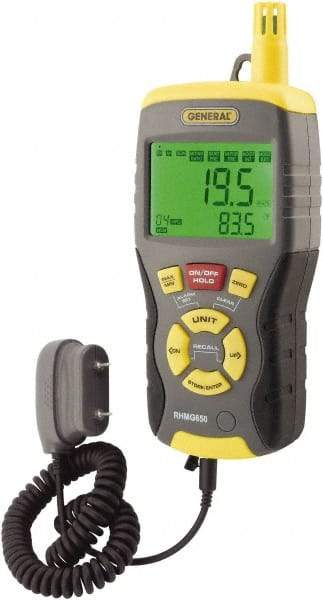 General - Moisture Meter - 3" Color LCD Display - Caliber Tooling