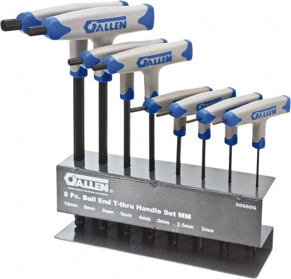 Allen - 8 Piece T-Handle Hex Key Set - Caliber Tooling