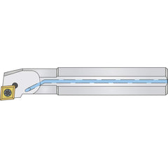 Micro 100 - 0.775" Min Bore, Right Hand A10M SCLCR 3 Indexable Boring Bar - Exact Industrial Supply