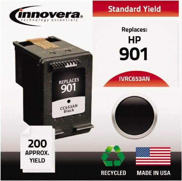 innovera - Black Inkjet Printer Cartridge - Use with HP Officejet J4500, J4600 - Caliber Tooling