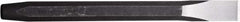 Paramount - 12" OAL x 1/2" Blade Width Cold Chisel - 1/2" Tip, 7/16" Stock, Steel Handle - Caliber Tooling