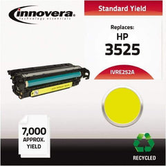 innovera - Yellow Toner Cartridge - Use with HP Color LaserJet CM3530 MFP, CM3530FS MFP, CP3525DN, CP3525N, CP3525X - Caliber Tooling