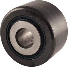 RBC Bearings - 5/8" Bore, 2-1/4" Roller Diam x 1-1/4" Roller Width, Carbon Steel Sealed Yoke Cam Follower - 12,400 Lb Dynamic Load Capacity, 1-5/16" Overall Width - Caliber Tooling