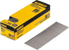 DeWALT - 18 Gauge 1-1/2" Long Brad Nails for Power Nailers - Steel, Bright Finish, Smooth Shank, Straight Stick Collation, Brad Head, Chisel Point - Caliber Tooling