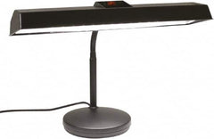 Electrix - 18 Watt, Gooseneck Machine Light - Weighted for Desk, LED Strip, Black - Caliber Tooling