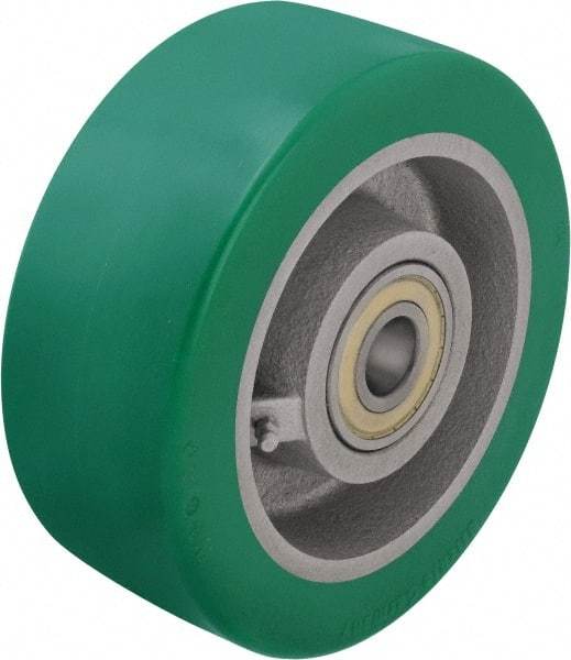 Blickle - 12 Inch Diameter x 3-9/64 Inch Wide, Polyurethane-Elastomer Blickle Softhane Caster Wheel - 3,960 Lb. Capacity, 1-3/16 Inch Axle Diameter, Ball Bearing - Caliber Tooling