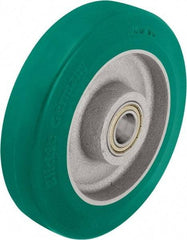 Blickle - 8 Inch Diameter x 1-31/32 Inch Wide, Polyurethane-Elastomer Blickle Softhane Caster Wheel - 1,760 Lb. Capacity, 1 Inch Axle Diameter, Ball Bearing - Caliber Tooling