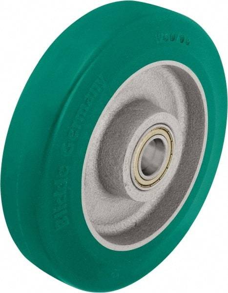 Blickle - 8 Inch Diameter x 1-31/32 Inch Wide, Polyurethane-Elastomer Blickle Softhane Caster Wheel - 1,760 Lb. Capacity, 25/32 Inch Axle Diameter, Ball Bearing - Caliber Tooling