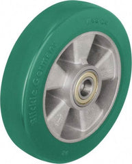 Blickle - 6-1/2 Inch Diameter x 1-31/32 Inch Wide, Polyurethane-Elastomer Blickle Softhane Caster Wheel - 1,210 Lb. Capacity, 25/32 Inch Axle Diameter, Ball Bearing - Caliber Tooling