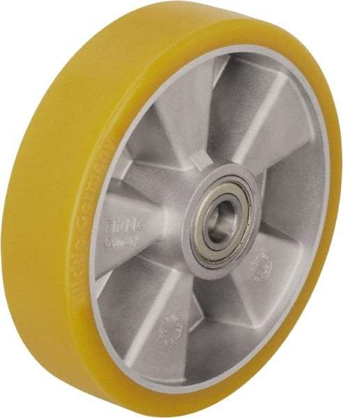 Blickle - 7 Inch Diameter x 1-31/32 Inch Wide, Polyurethane-Elastomer Blickle Extrathane Caster Wheel - 1,320 Lb. Capacity, 25/32 Inch Axle Diameter, Ball Bearing - Caliber Tooling