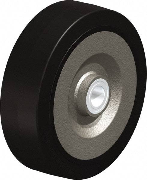 Blickle - 10 Inch Diameter x 3-9/64 Inch Wide, Solid Rubber Caster Wheel - 2,200 Lb. Capacity, 1-3/16 Inch Axle Diameter, Ball Bearing - Caliber Tooling