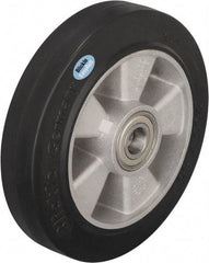 Blickle - 6-1/2 Inch Diameter x 1-31/32 Inch Wide, Solid Rubber Caster Wheel - 880 Lb. Capacity, 1 Inch Axle Diameter, Ball Bearing - Caliber Tooling