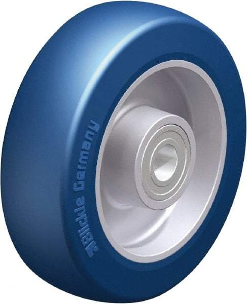 Blickle - 5 Inch Diameter x 1-37/64 Inch Wide, Polyurethane-Elastomer Blickle Besthane Caster Wheel - 770 Lb. Capacity, 19/32 Inch Axle Diameter, Ball Bearing - Caliber Tooling