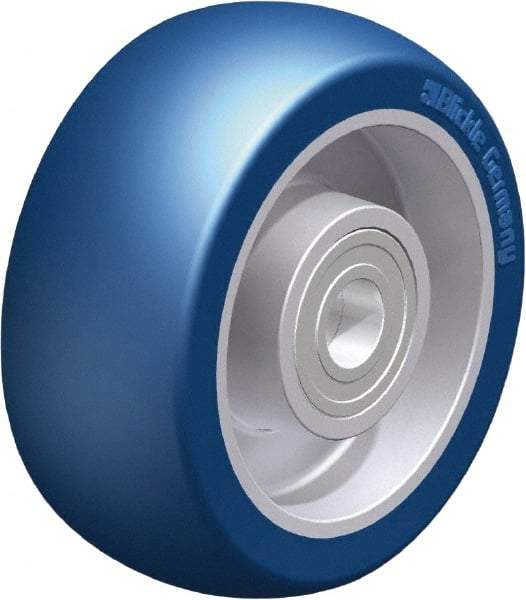 Blickle - 4 Inch Diameter x 1-37/64 Inch Wide, Polyurethane-Elastomer Blickle Besthane Caster Wheel - 660 Lb. Capacity, 19/32 Inch Axle Diameter, Ball Bearing - Caliber Tooling