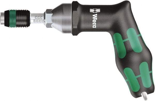 Wera - 1 Piece, 4 to 8.8 N/m, Adjustable Torque Limiting Screwdriver - 0.025" Drive - Caliber Tooling