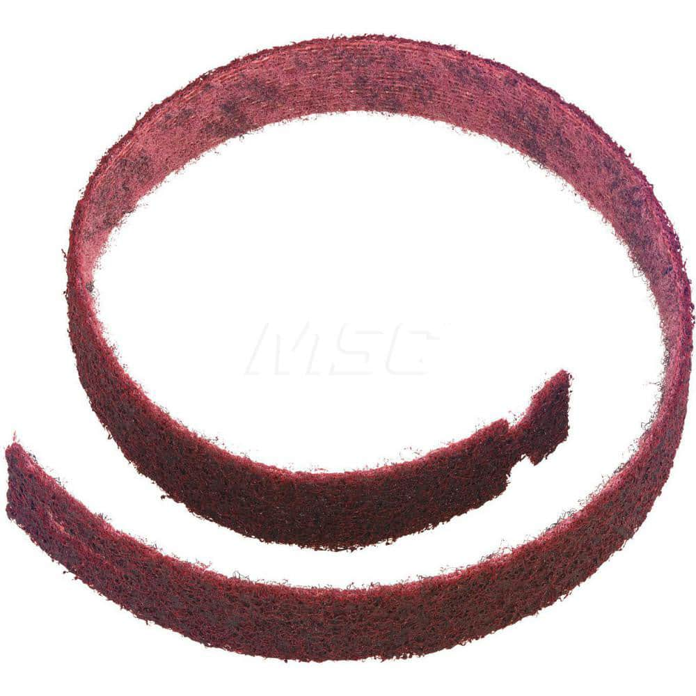 Abrasive Belt: 1-3/16″ Width, 26″ OAL, Aluminum Oxide Non-Woven, Dry