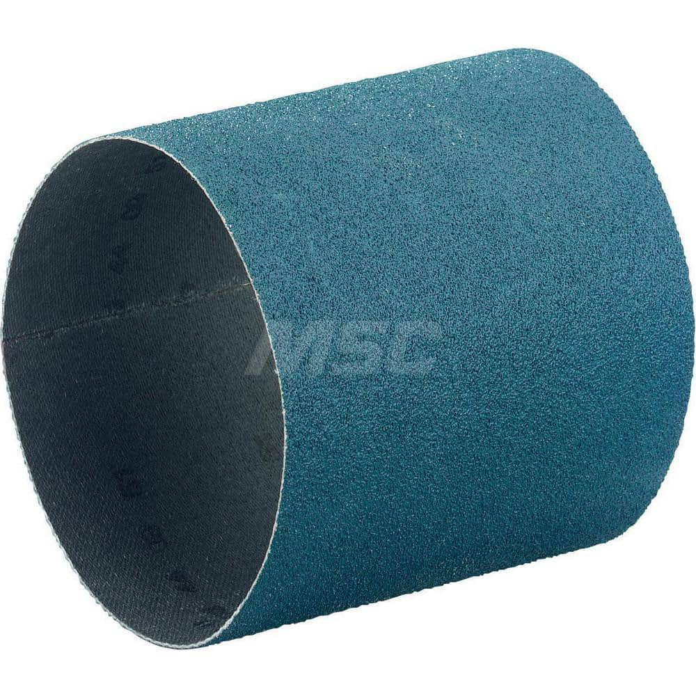 Abrasive Belt: 4″ Width, 4″ OAL, 120 Grit, Aluminum Oxide Coated, Dry