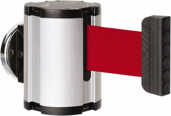 Lavi Industries - 3-1/2" High x 2-1/2" Long x 2-1/2" Wide Magnetic Wall Mount Barrier - Aluminum, Satin Chrome Finish, Satin Aluminum, Use with Magnetic Wall Mount Barriers - Caliber Tooling