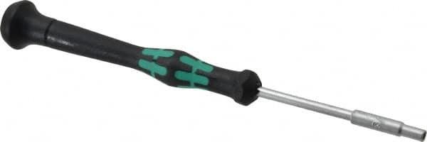 Wera - 3/32" Solid Shaft Precision Nutdriver - Ergonomic Handle, 6-1/4" OAL - Caliber Tooling