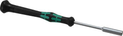 Wera - 3/16" Solid Shaft Precision Nutdriver - Ergonomic Handle, 6-1/4" OAL - Caliber Tooling