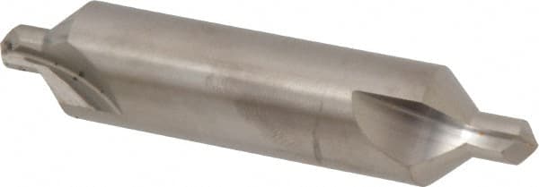 Hertel - #8 Plain Cut 82° Incl Angle Solid Carbide Combo Drill & Countersink - Caliber Tooling